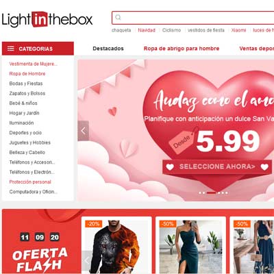 Tienda china online Lightinthebox