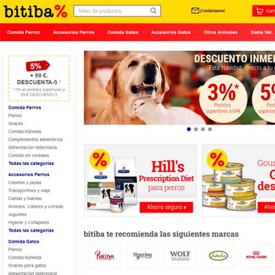 Tienda Online de Mascotas Bitiba