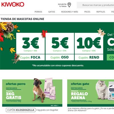 Tienda Online de Mascotas Kiwoko