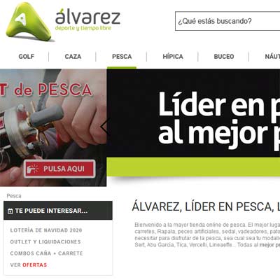 Tienda Online de Pesca Álvarez