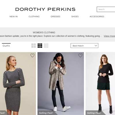 Tienda Online de Ropa DOROTHY PERKINS