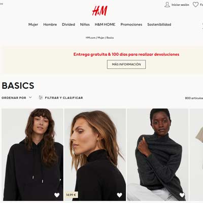 Tienda Online de Ropa H&M