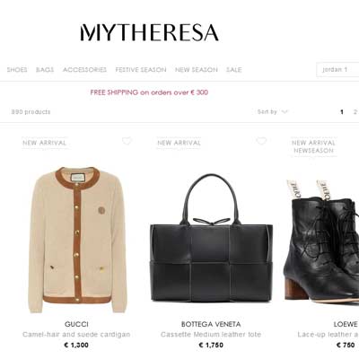 Tienda Online de Ropa MYTHERESA